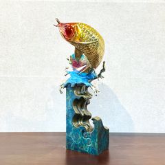 Tượng Cá Rồng Bằng Đồng - Tài Lộc Thịnh Vượng