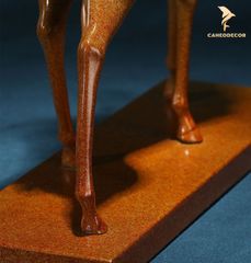 Tượng Hươu Sừng Nước Phong Cách Bằng Đồng - Cao Cấp