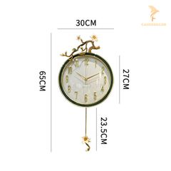 Đồng Hồ Treo Tường Hoa Đào