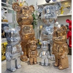 Tượng Mô Hình Gấu Bearbrick Bling Cao Cấp (125cm;135cm)