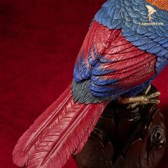 Tượng Chim Khướu Đuôi Đỏ Bằng Đồng - Trang Trí Để Bàn