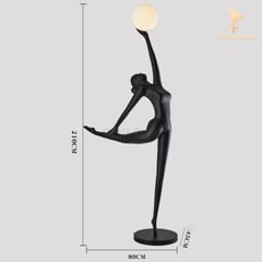 Tượng Đèn Trang Trí - Cô Gái Bale