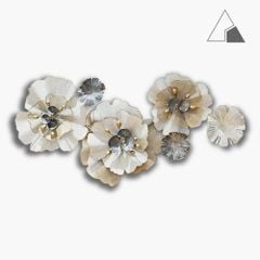 Tranh sắt hoa mai trắng - Decor treo tường