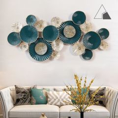 Tranh sắt lá sen xanh - Decor treo tường