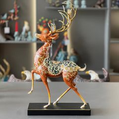 Tượng Hươu Trường Thọ Trang Trí Để Bàn Phong Thủy Mới