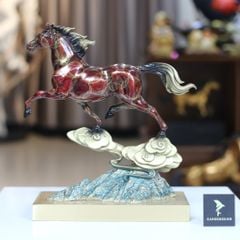 Tượng Ngựa Cưỡi Mây Bằng Đồng