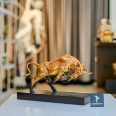 Tượng đồng bò tót tài chính phố Wall