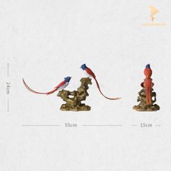 Đôi Chim Uyên Ương Bằng Đồng - Đôi Chim Thiên Đường Châu Á