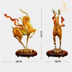 Tượng Hươu Đồng Phong Thủy