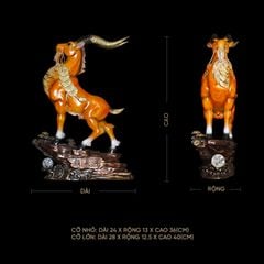 Tượng Dê Tài Lộc Bằng Đồng - Phú Quý Trường Thọ