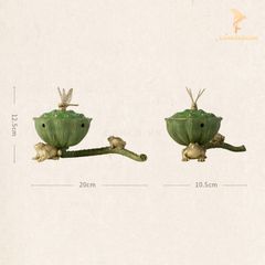 Lư Đồng Xông Trầm Búp Sen