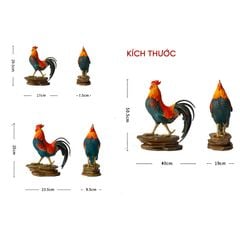 Tượng Đồng Con Gà Trống