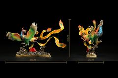 Tượng Đồng Phượng Hoàng Phong Thủy