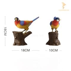 Tượng Chim Ngũ Sắc Bằng Đồng - BST 