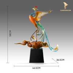 Tượng Đồng Phượng Hoàng Phong Thủy - Cao Cấp