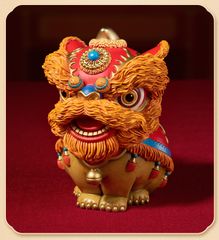 Tượng Đồng Phong Thủy- Tượng Lân Cát Tường Như Ý