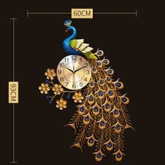 Đồng Hồ Treo Tường - Tranh Đồng Hồ Con Công