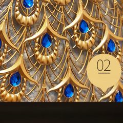 Đồng Hồ Treo Tường - Tranh Đồng Hồ Con Công