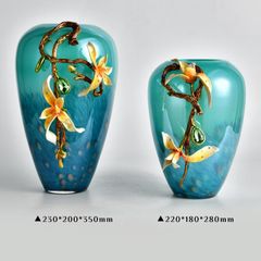 Trang Trí Để Bàn - Bình Ngân Hoa Thủy Tinh