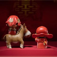 Tượng Đồng Trang Trí - Tân Lang Đón Tân Nương