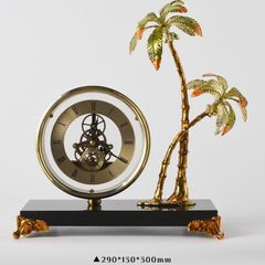 Đồng Hồ Để Bàn - Đồng Hồ Cát Lộ Vàng