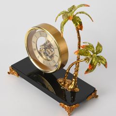 Đồng Hồ Để Bàn - Đồng Hồ Cát Lộ Vàng