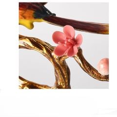 Trang Trí Để Bàn - Hồ Lô Phúc Lộc Cặp Chim Vàng An Vui