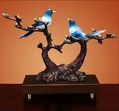 Tượng Đồng Cao Câp - Uyên Ương Song Hỉ