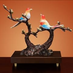 Tượng Đồng Cao Câp - Uyên Ương Song Hỉ
