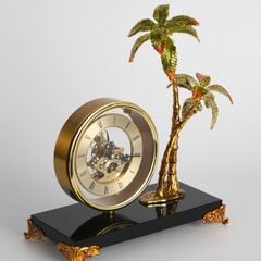 Đồng Hồ Để Bàn - Đồng Hồ Cát Lộ Vàng