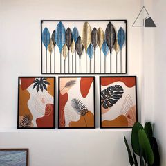 Decor treo tường tranh sắt lá Dương xỉ