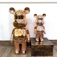 Tượng Mô Hình Gấu Bearbrick Mạ Điện 50cm