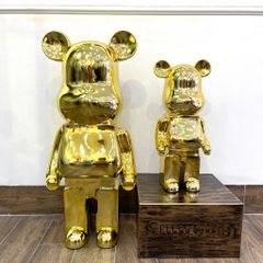 Tượng Mô Hình Gấu Bearbrick Mạ Điện 50cm