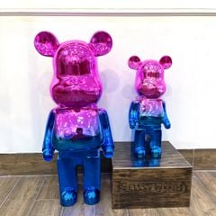 Tượng Mô Hình Gấu Bearbrick Mạ Điện 50cm