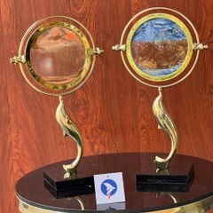 Trang Trí Để Bàn - Cá Heo Đồng Hồ Cát