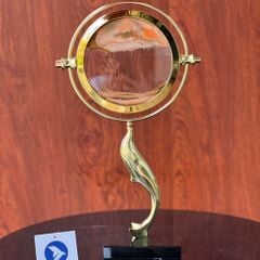 Trang Trí Để Bàn - Cá Heo Đồng Hồ Cát