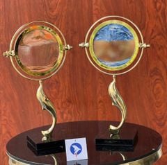 Trang Trí Để Bàn - Cá Heo Đồng Hồ Cát