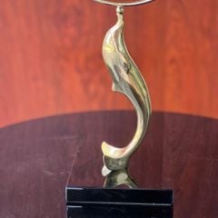 Trang Trí Để Bàn - Cá Heo Đồng Hồ Cát