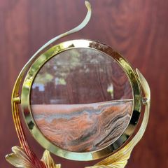 Trang Trí Để Bàn - Đồng Hồ Cát Cá Ngậm Ngọc