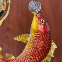 Trang Trí Để Bàn - Đồng Hồ Cát Cá Ngậm Ngọc