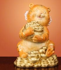 Tượng Hổ Bằng Đồng - Hổ Tài Lộc