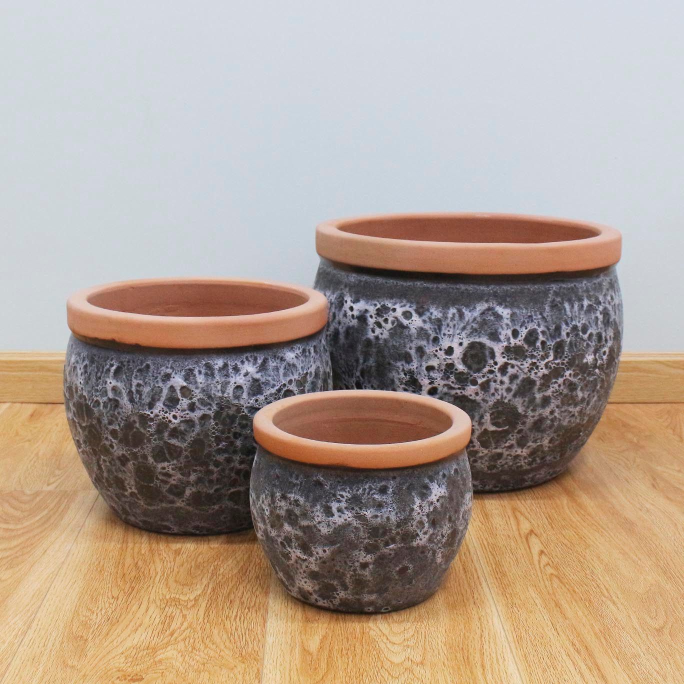  Round Ceramic Planter Pot 