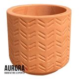  Low Cylinder Terracotta Planter 