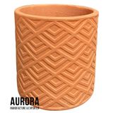  Low Cylinder Terracotta Pot 