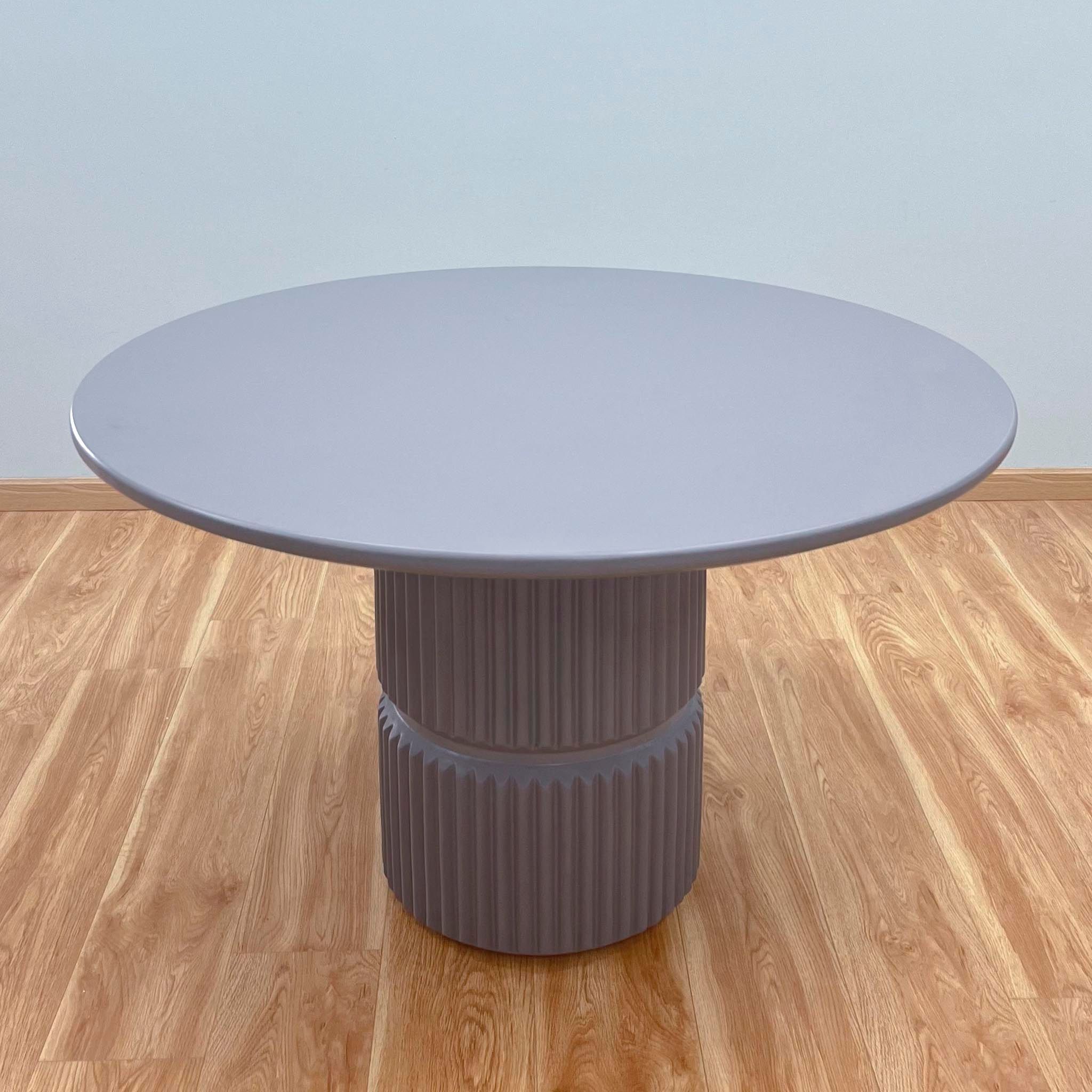  Grey Round Concrete Coffee Table With Two Sizes 