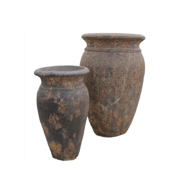 Antique-Inspired Ceramic Vase Planter AUV027 - 1
