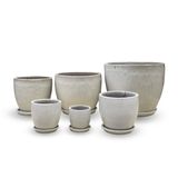  Blue Glazed Ceramic Planter | AUV011 