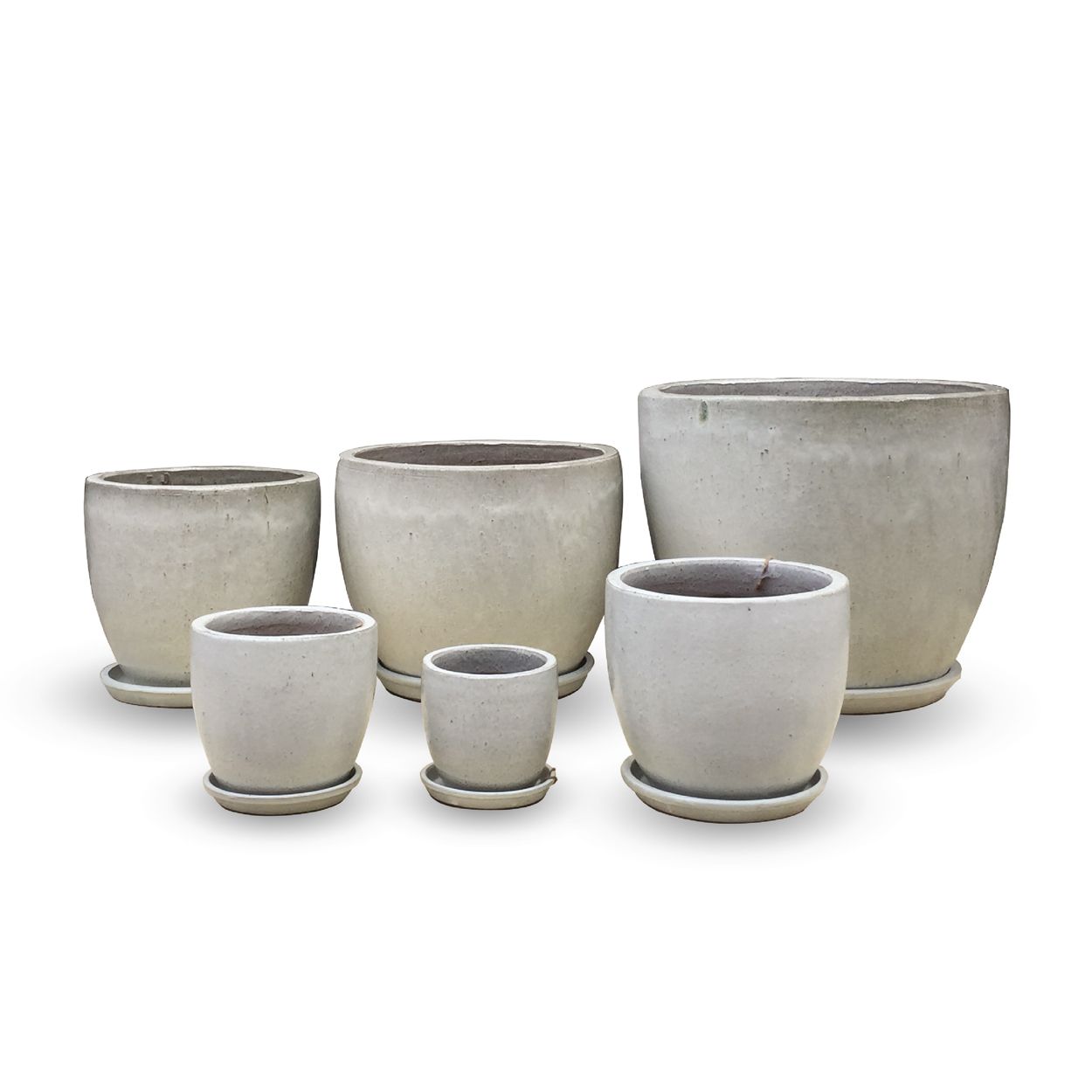  Blue Glazed Ceramic Planter | AUV011 