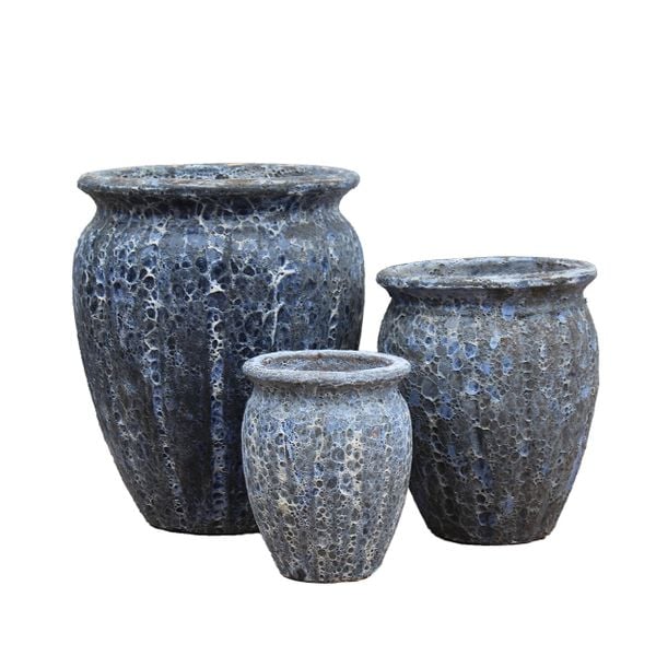 Blue Lava Ceramic Pot AUP036 - 1
