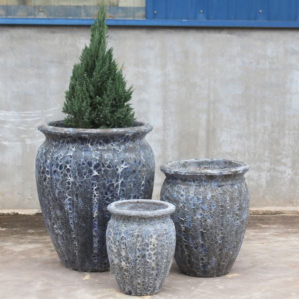 Blue Lava Ceramic Pot AUP036 - 1